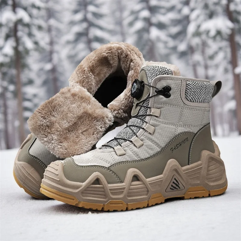 Warm Fur Outdoor Mens Combat T - Waterproof Winter Boot recension och pris
