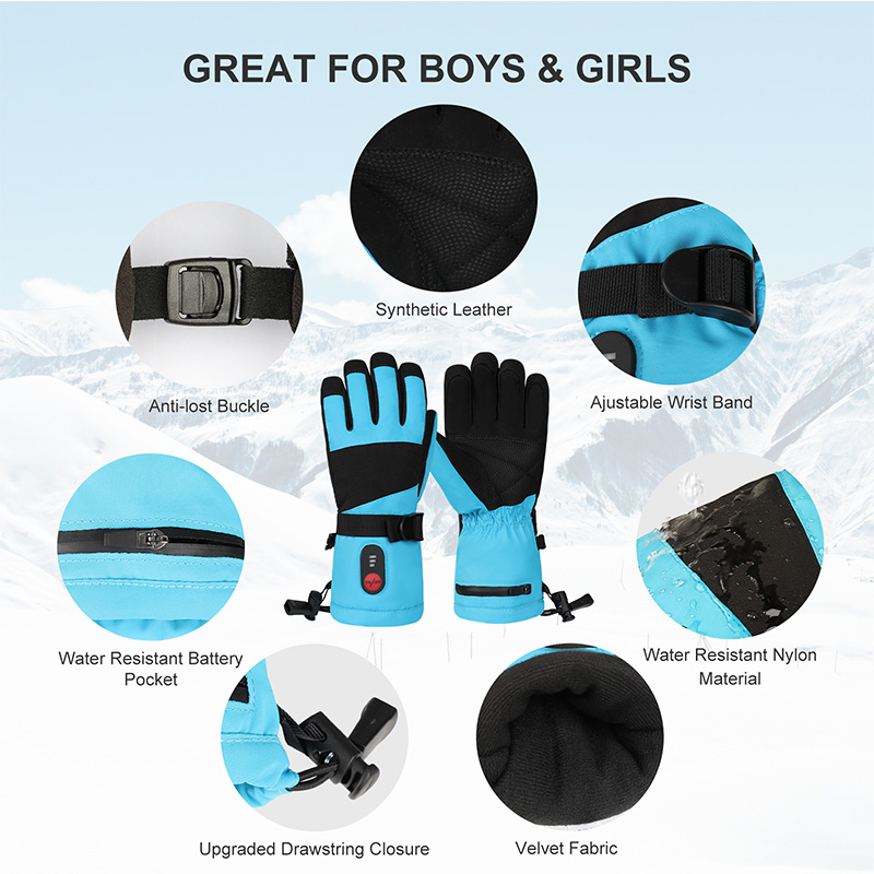Waterproof Heated Ski Snowboar - Snow Glove Insulated recension och pris