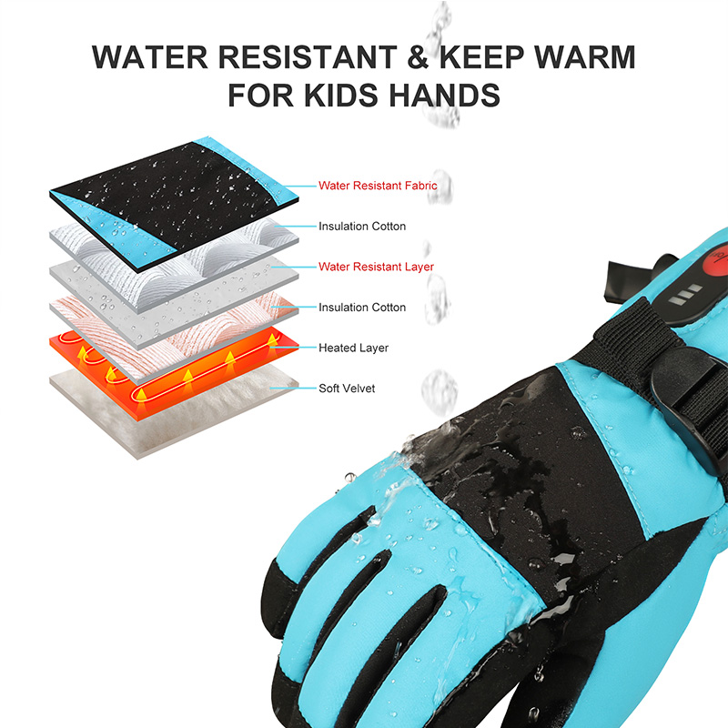 Waterproof Heated Ski Snowboar - Snow Glove Insulated recension och pris