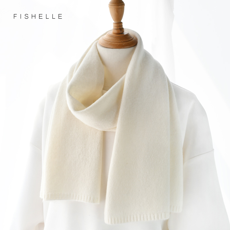 White Wool Scarves Women Winte - Wool Scarf Men recension och pris
