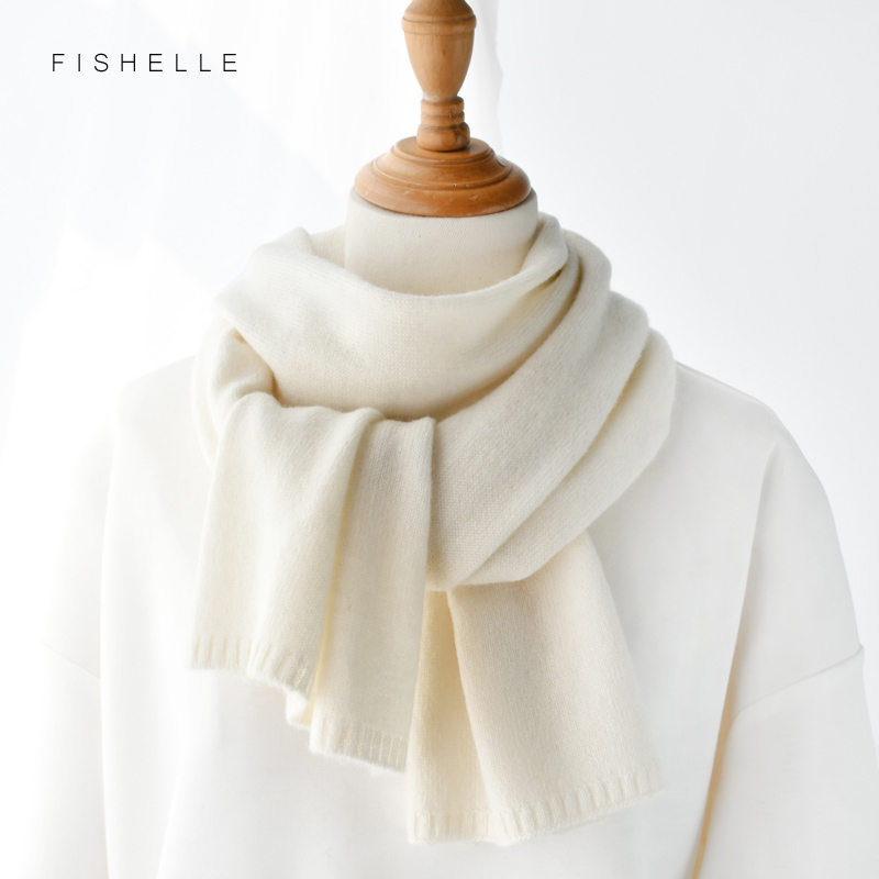 White Wool Scarves Women Winte - Wool Scarf Men recension och pris