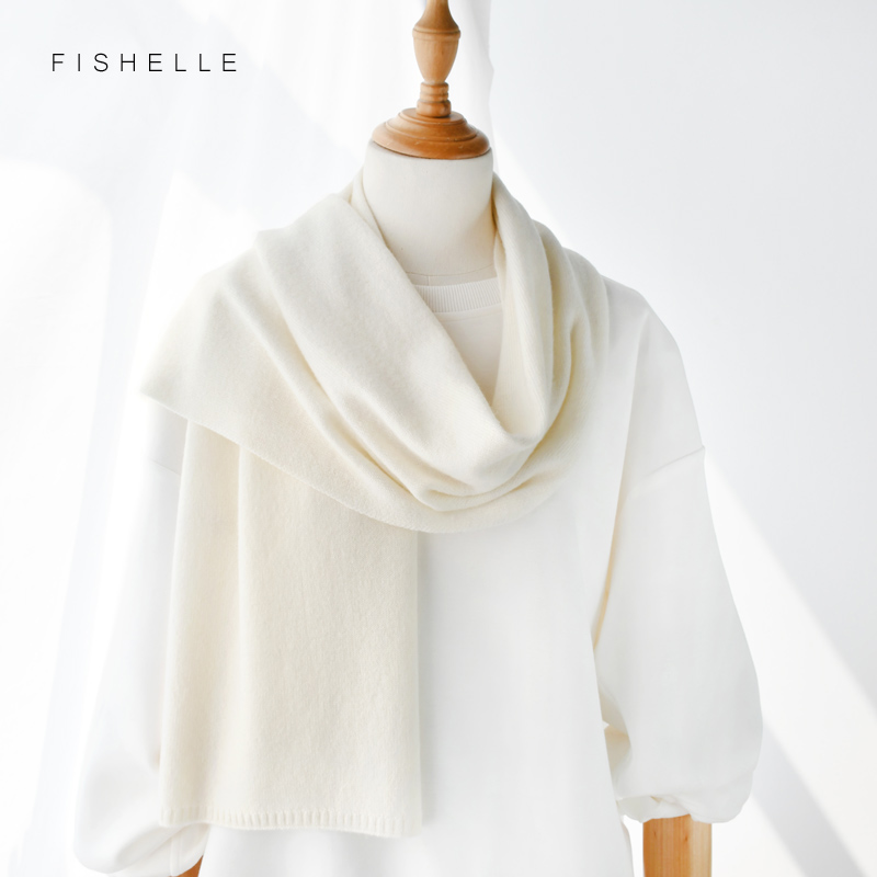 White Wool Scarves Women Winte - Wool Scarf Men recension och pris