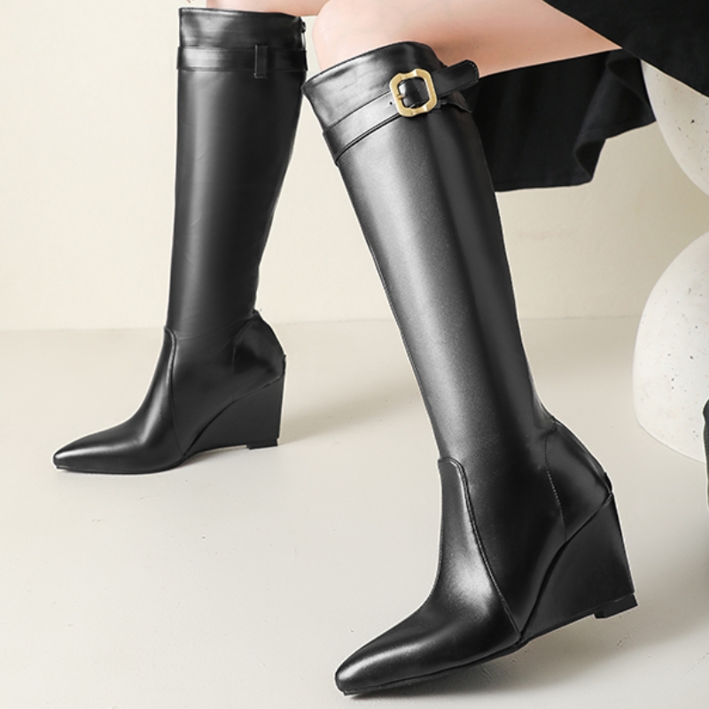 Wedges Knee High Boots Women F - Waterproof Winter Boot recension och pris