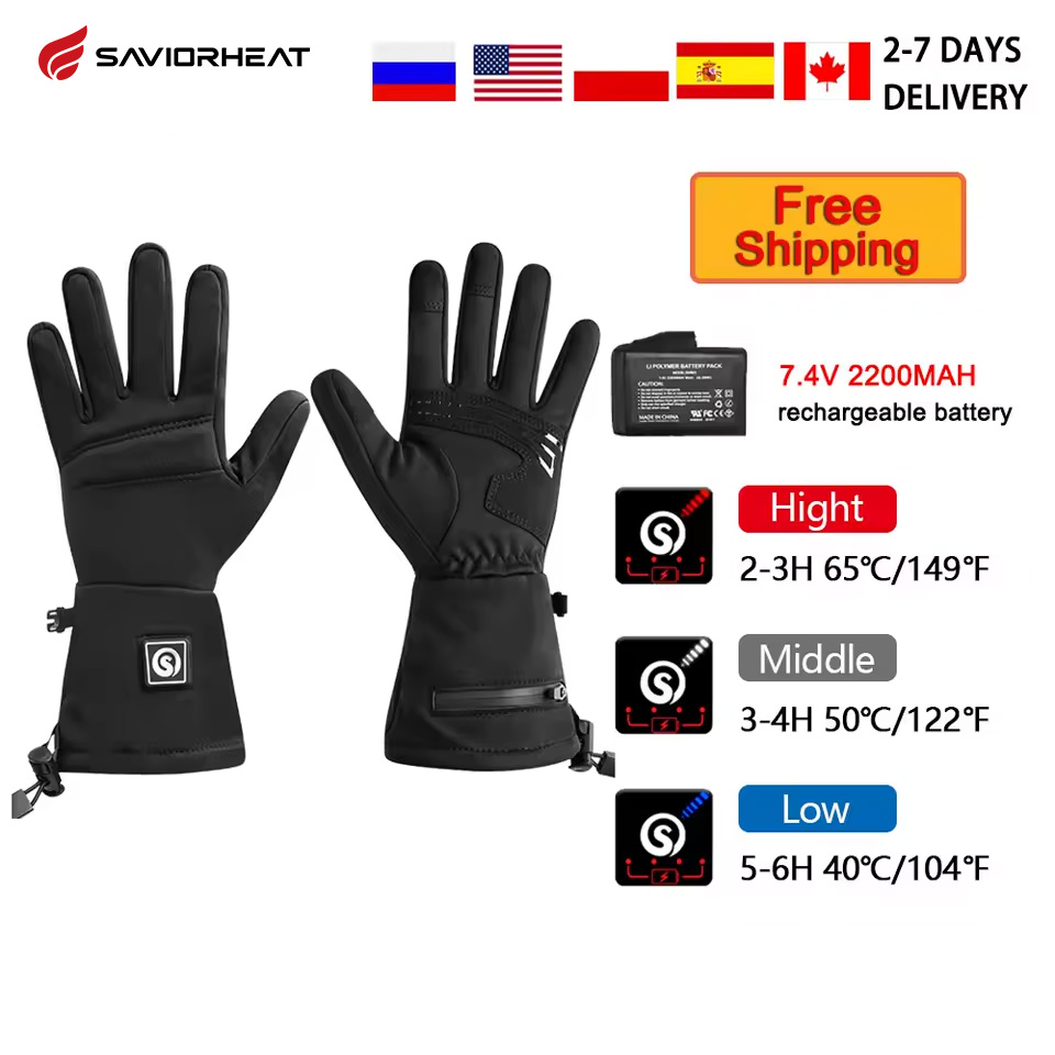 Snow Deer S18 Winter Heated Gl - Touch Screen Gloves recension och pris