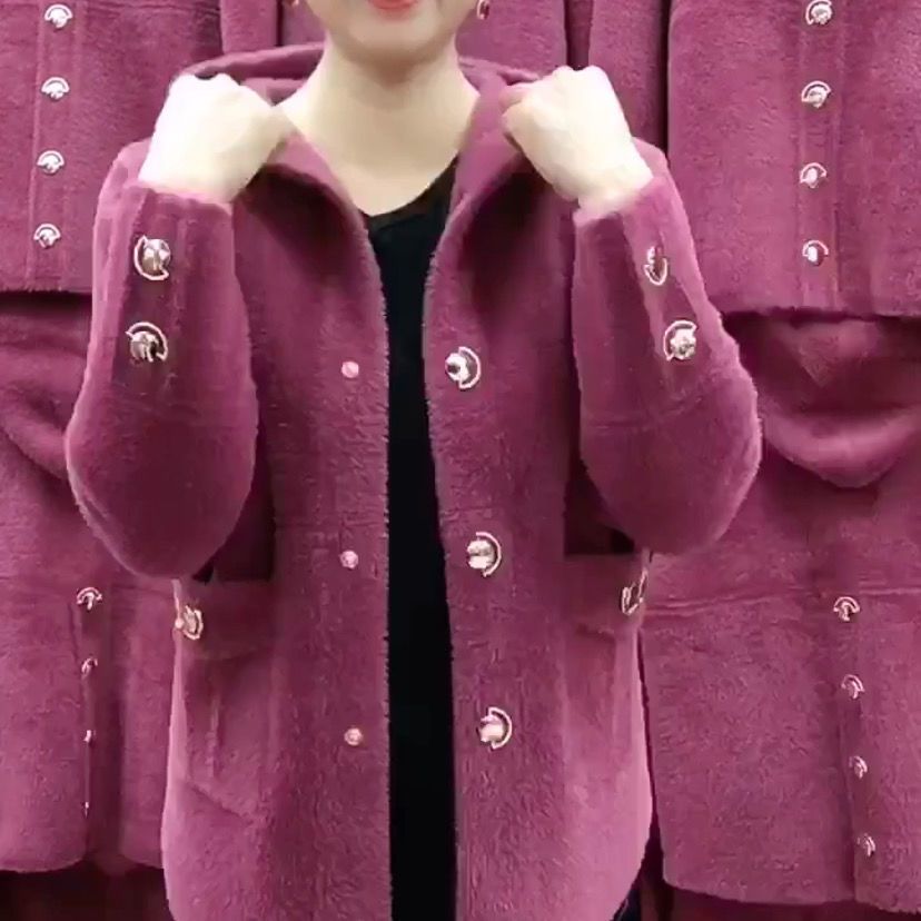 NEW Middle Aged Elderly Mother - Wool Coat Peacoat recension och pris