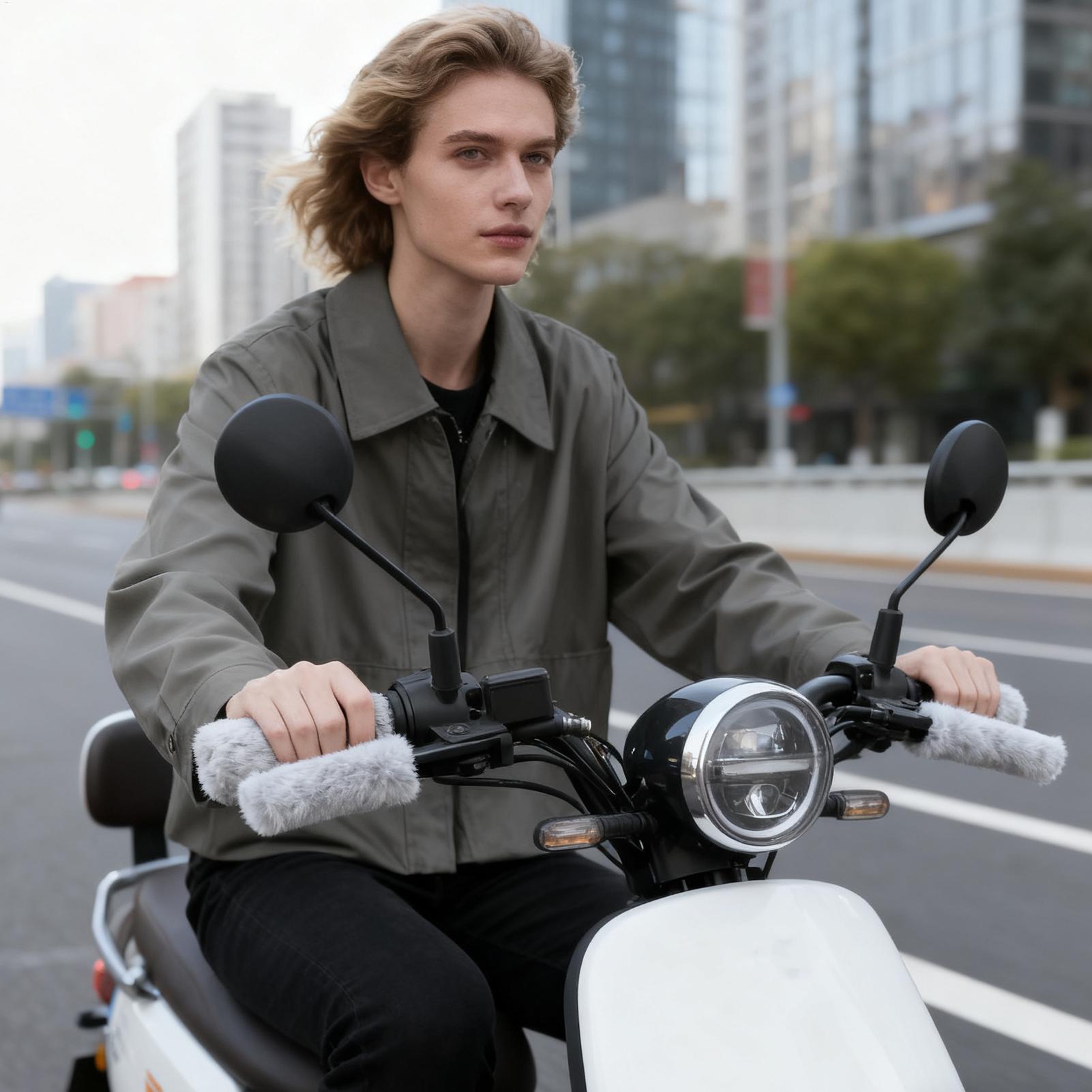 Motorcycle Handlebar Grips War - Hand Warmer Electric recension och pris