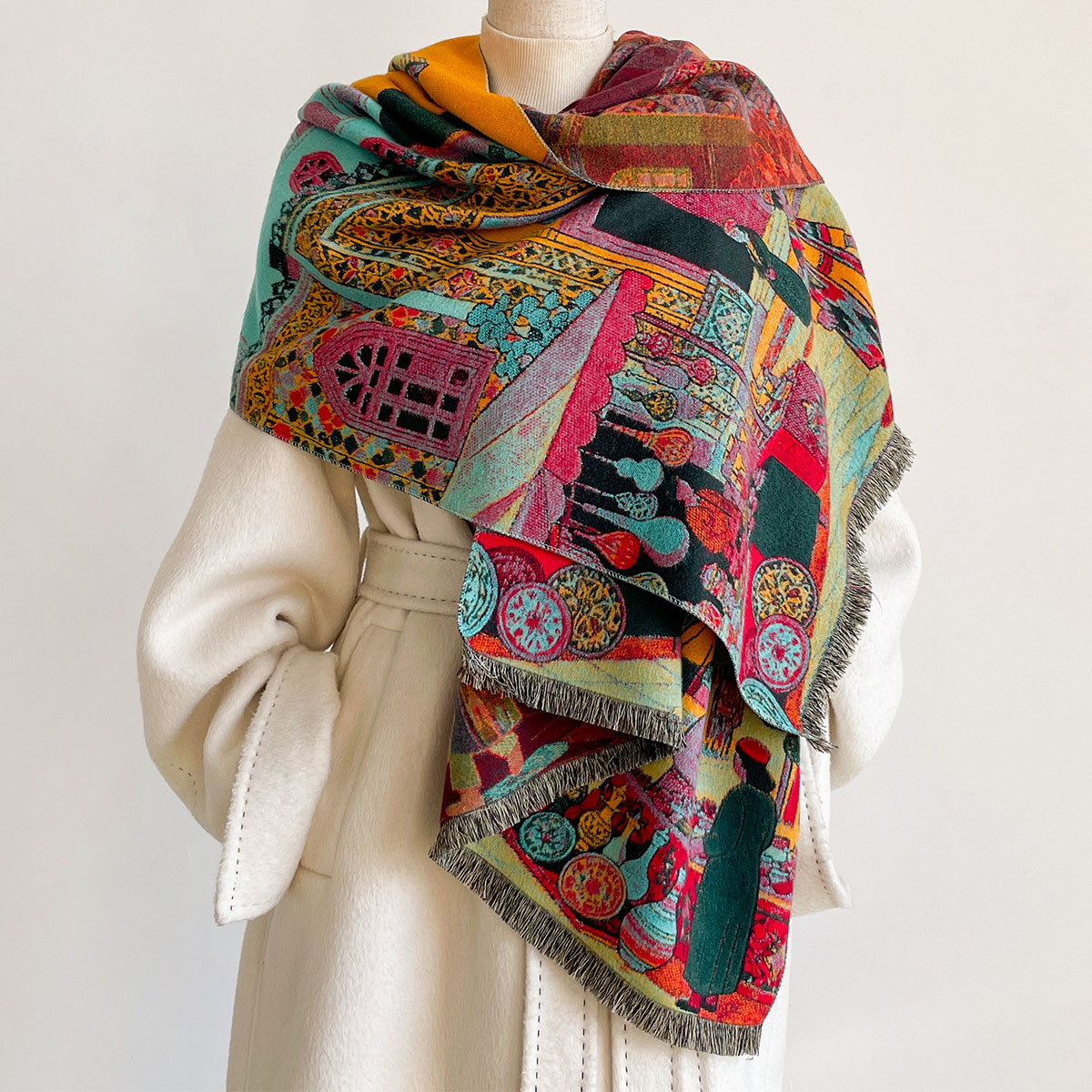 Women Imitation Cashmere Scarf - Cashmere Pashmina Wrap recension och pris