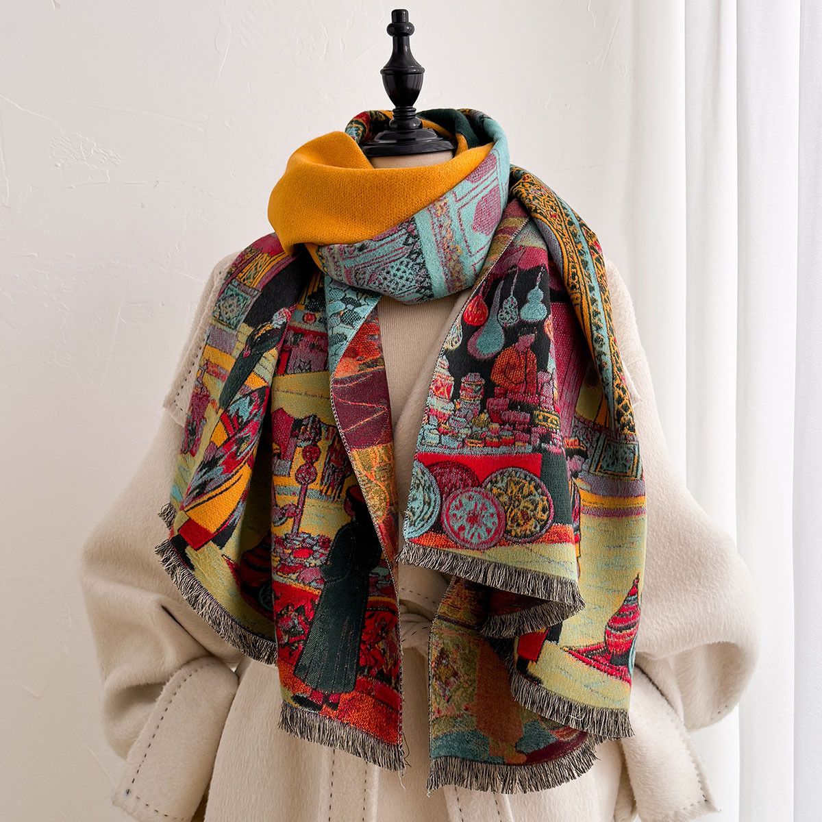 Women Imitation Cashmere Scarf - Cashmere Pashmina Wrap recension och pris