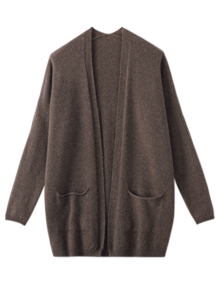 Spring Autumn New Women Cardig - Wool Coat Peacoat recension och pris