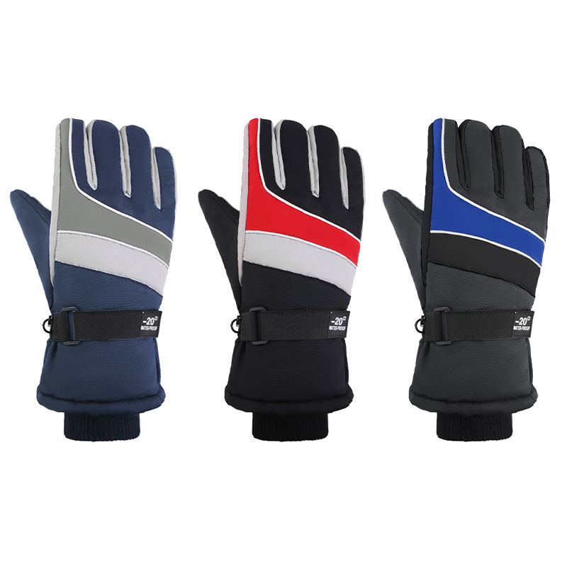 Winter Ski Gloves for Men Wind - Snow Glove Insulated recension och pris