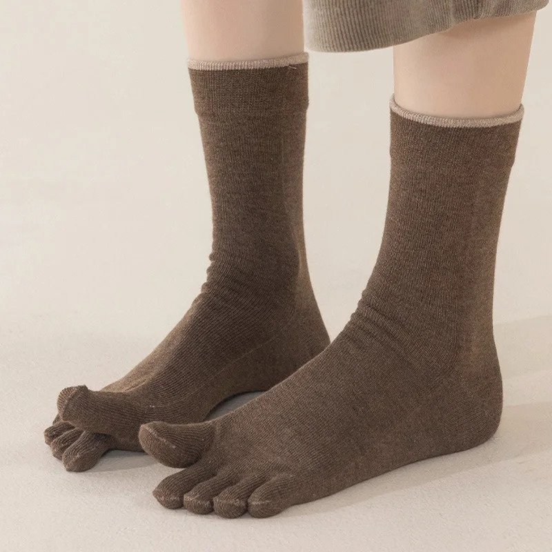 5/10 Pairs Men's Wool Toe Sock - Thermal Sock Wool recension och pris