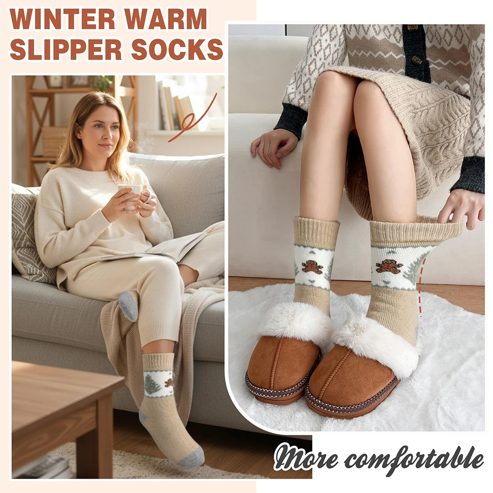 5 Pairs Women's Winter Wool So - Thermal Sock Wool recension och pris