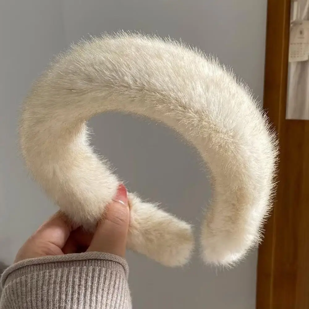 2025 Autumn Winter Mink Fur So - Winter Headband Fleece recension och pris