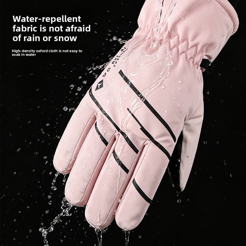 Womens Winter Ski Gloves Touch - Snow Glove Insulated recension och pris
