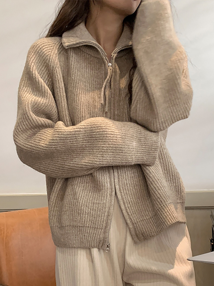 Autumn Winter Woman Fashion Kn - Wool Coat Peacoat recension och pris