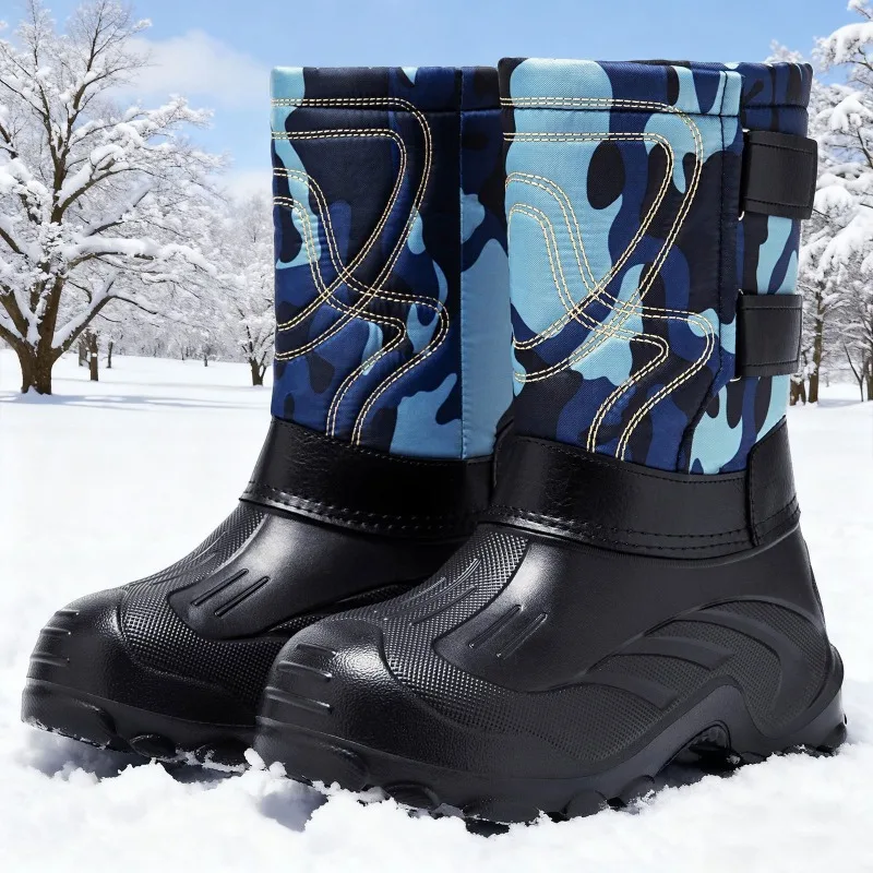 Men Camo High‑Top Winter Snow  - Waterproof Winter Boot recension och pris