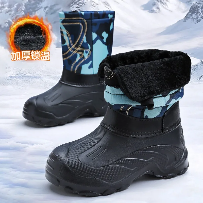 Men Camo High‑Top Winter Snow  - Waterproof Winter Boot recension och pris
