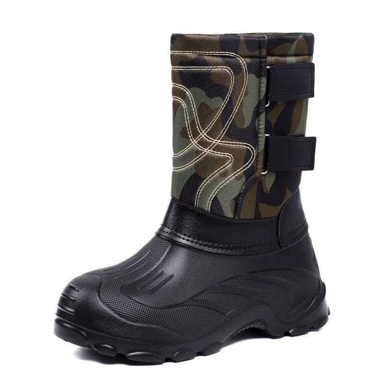 Men Camo High‑Top Winter Snow  - Waterproof Winter Boot recension och pris