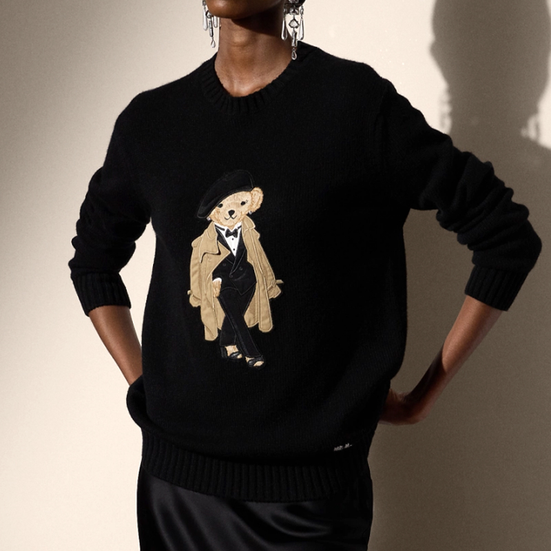 Trench Teddy Bear Knit Sweater - Wool Coat Peacoat recension och pris