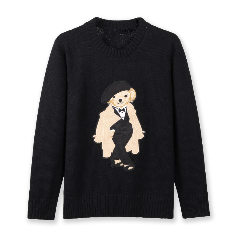 Trench Teddy Bear Knit Sweater - Wool Coat Peacoat recension och pris