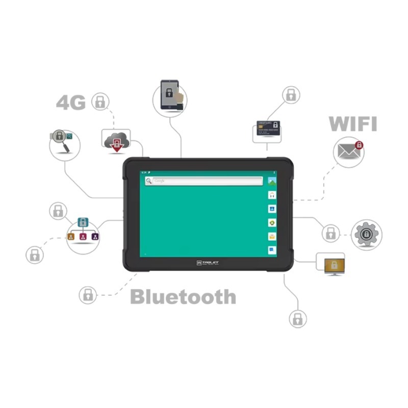 10 Inch 1200 Nits GNSS IP67 Ru - Touch Screen Gloves recension och pris